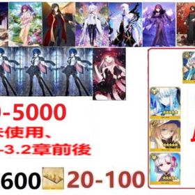 🍙安い石水着シエル5体🍙※合計4202聖晶石※合計401金の果実※※合計20個呼符 | FGOのアカウントデータ、RMTの販売・買取一覧