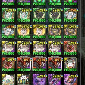 【本日限り】引退 ランク1340 王冠105 称号110 | パズドラ(パズル＆ドラゴンズ)のアカウントデータ、RMTの販売・買取一覧