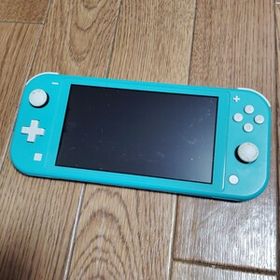 「Nintendo Switch lite本体 ターコイズ」（画面焼けあり）