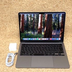 【中古 良品】MacBook Air 13.6インチ 2024年 MXCR3J/A スペースブラック [M3チップ 8コア/16GB/SSD:512GB](QKA989-1)