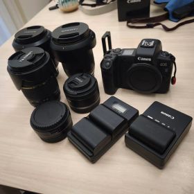 Canon EOS R レンズ4本セット【単焦2本・広角・標準】