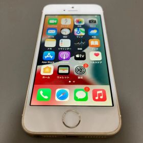 動作品 iphone SE1 16GB ゴールド SIMフリー 充電84％
