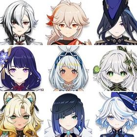 クロリンデ+楓原万葉+アルレッキーノ+天空の脊+シロネン1凸+夜蘭+ナヒーダ+ムアラニ+凛流の監視者 | 原神のアカウントデータ、RMTの販売・買取一覧