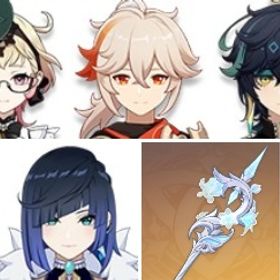 夢見月瑞希+ルミドゥースの挽歌+ディルック1凸+ディシア+楓原万葉+エミリエ+キィニチ+夜蘭+ジン+ | 原神のアカウントデータ、RMTの販売・買取一覧