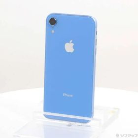 〔中古品〕 iPhoneXR 64GB ブルー MT0E2J／A SIMフリー【349】