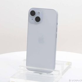 〔中古〕Apple(アップル) iPhone15 128GB ブルー 3M420J／A SIMフリー〔377-ud〕