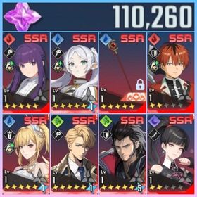 最強初期✨石110260+SSR×16種+リュー10凸+フリーレン6凸+フェルン5凸+向坂雫6凸 | 俺アラ(俺だけレベルアップな件：ARISE)のアカウントデータ、RMTの販売・買取一覧