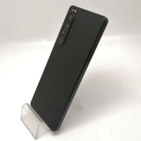 【中古】SONY au 【SIMフリー】 Xperia 1 IV ブラック 12GB 256GB SOG06【津田沼】保証期間１ヶ月【ランクC】