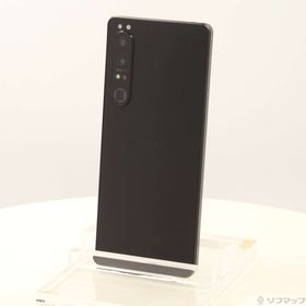 (中古)SONY Xperia 1 IV 512GB ブラック XQ-CT44 SIMフリー(352-ud)