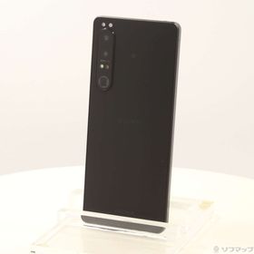 (中古)SONY Xperia 1 IV 512GB ブラック XQ-CT44 SIMフリー(352-ud)