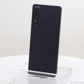 (中古)SONY Xperia 1 IV 256GB パープル SO-51C docomo SIMフリー(269-ud)
