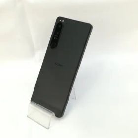 【中古】SONY au 【SIMフリー】 Xperia 1 IV ブラック 12GB 256GB SOG06【アリオ倉敷】保証期間１ヶ月【ランクC】