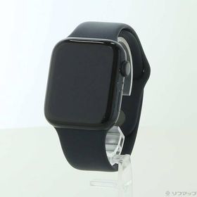 〔中古〕Apple(アップル) Apple Watch SE 第2世代 GPS 44mm ミッドナイトアルミニウムケース ミッドナイトスポーツバンド〔251-ud〕