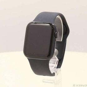 〔中古〕Apple(アップル) Apple Watch SE 第2世代 GPS 40mm ミッドナイトアルミニウムケース ミッドナイトスポーツバンド〔262-ud〕