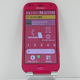 らくらくスマートフォン me F-01L ドコモ ピンク 送料無料 即決 本体 c13946