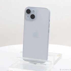 〔中古品〕 iPhone15 128GB ブルー 3M420J／A SIMフリー【377】