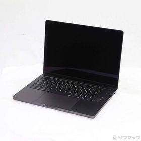 〔中古〕〔展示品〕 MacBook Pro 14.2-inch Late-2024 MW2U3J／A Apple M4 10コアCPU_10コアGPU 16GB SSD512GB スペースブラック 〔15.7 Sequoia〕〔262-ud〕