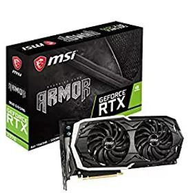 【中古】 MSI GeForce RTX 2070 ARMOR 8G グラフィックスボード ブラック VD6761