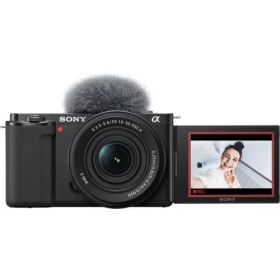 ソニー(SONY) VLOGCAM ZV-E10KB ブラック パワーズームレンズキット ミラーレス一眼デジタルカメラ