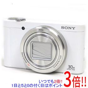 【いつでも2倍！1日と5.0のつく日、18日は3倍！】【中古】SONY製 Cyber-shot DSC-WX500 ホワイト/1820万画素