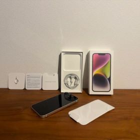 （美品）Apple iPhone 14 128GB スターライト 本体