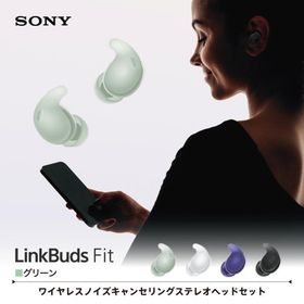 ソニー SONY 完全ワイヤレスイヤホン LinkBuds Fit リンクバッズフィット Bluetooth イヤホン ノイズキャンセリング WF-LS910N GZ グリーン