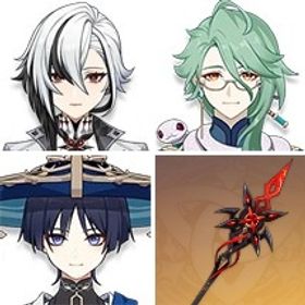 即対応|モナ+白朮+ディルック+刻晴+夢見月瑞希+赤月のシルエット+放浪者+アルレッキーノ3凸 | 原神のアカウントデータ、RMTの販売・買取一覧