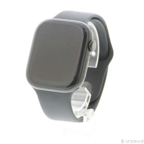 【中古】Apple(アップル) Apple Watch Series 10 GPS 46mm ジェットブラックアルミニウムケース ブラックスポーツバンド 【344-ud】