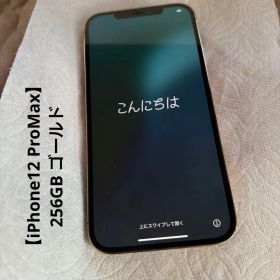 《美品》iPhone12 ProMax 本体 256GB ゴールド