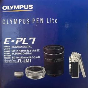 中古オリンパス PEN E-PL7 ミラーレス一眼カメラダブルズームレンズキット