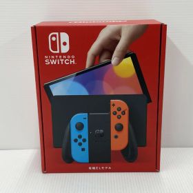 【中古美品】 【未使用】【ゲーム】Nintendo Switch (有機ELモデル) Joy-Con(L) ネオンブルー/(R) ネオンレッド HEG-S-KABAA(JPN) 任天堂 ニンテンドースイッチ 034-250909-ma-03-izu 万代Net店