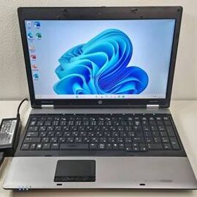 外見難・送料込み【Win11 SSD MS office有り】hp ProBook 6550b Celeron P4500 メモリ4GB