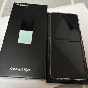 GalaxyZflip5 本体 ミント 日本 simフリー 日本版 docomo