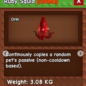 庭を成長させる Ruby Squid ７体セット | ロブロックス(ROBLOX)のアカウントデータ、RMTの販売・買取一覧