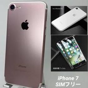 iPhone7 32GB ローズゴールド/シムフリー/大容量2300mAh 新品バッテリー100%/新品おまけ多数 7-300