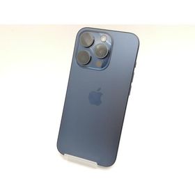 【中古】Apple au 【SIMフリー】 iPhone 15 Pro 512GB ブルーチタニウム MTUL3J/A【吉祥寺】保証期間１ヶ月【ランクB】