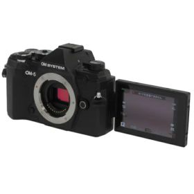 【OM SYSTEM】OMデジタルソリューションズ『OM SYSTEM OM-5 ボディー ブラック』2022年11月発売 ミラーレス一眼カメラ 1週間保証【中古】