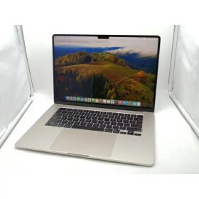 【中古】Apple MacBook Air 15インチ CTO (M3,2024) スターライト M3(CPU:8C/GPU:10C)/8G/256G【新宿2】保証期間1ヶ月【ランクA】