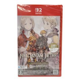 【中古美品】 【未開封】【ゲーム】ファイナルファンタジータクティクス イヴァリース クロニクルズ デラックスエディション Nintendo Switch 2 Edition CERO区分_C 15歳以上対象 任天堂 スイッチ2 ソフト 029-251109-as-24-izu 万代Net店