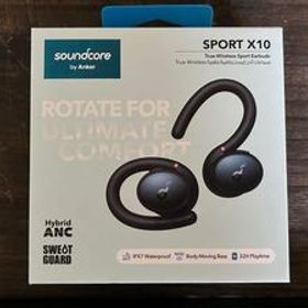 [AE]Anker soundcore アンカーSPORT X10 スポーツを思うがままに 防水＆折りたたみイヤーフックで外れない完全ワイヤレスイヤフォン！