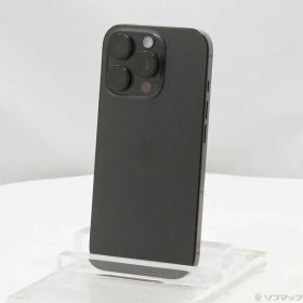 〔中古品〕 iPhone16 Pro 256GB ブラックチタニウム MYN03J／A SIMフリー【198】