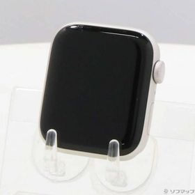〔中古〕Apple(アップル) Apple Watch SE 第2世代 GPS 44mm スターライトアルミニウムケース スターライトスポーツバンド〔349-ud〕