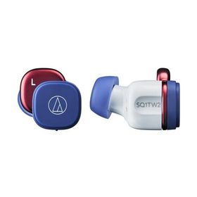 オーディオテクニカ(audio-technica) ATH-SQ1TW2 NRD(ネイビーレッド) ワイヤレスイヤホン