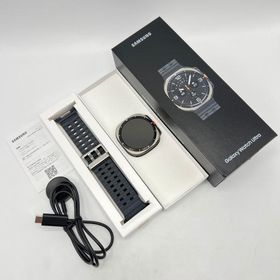 ボーナスストア+5％【美品】SAMSUNG Galaxy Watch Ultra 47mm SM-L705FZS5KDI チタニウムシルバー スマートウォッチ ギャラクシーウォッチ 本体