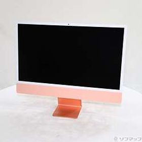 iMac 24-inch Mid-2021 MGPM3J／A Apple M1 8コアCPU_8コアGPU 8GB SSD256GB ピンク 〔13.7 Ventura〕