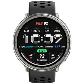 アマズフィット Active2R スマートウォッチ Amazfit Active 2 Round 44mm スタンダードバージョン ブラックシリコン