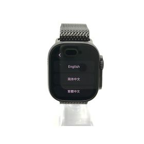 【中古】Apple Apple Watch Ultra2 49mm Cellular ブラックチタニウムケース/ブラックチタニウムミラネーゼループ (L) MX5V3J/A【柏】保証期間1ヶ月【ランクA】