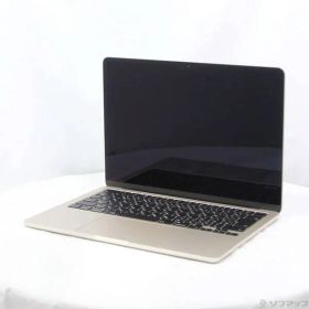 〔中古品〕 MacBook Air 13.6-inch Mid-2022 MLY13J／A Apple M2 8コアCPU_8コアGPU 16GB SSD256GB スターライト 〔15.3 Sequoia〕【262】