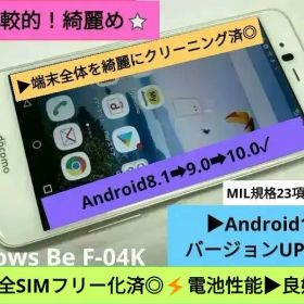 極少派！綺麗めで最安値級⚡月曜限定➡︎大特価⚡ドコモ arrows F-04K