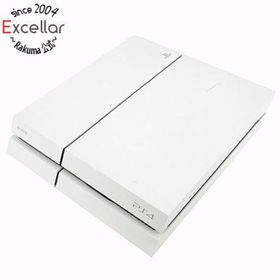 プレイステーション4(PlayStation4)のSONY プレイステーション4 500GB ホワイト CUH-1200AB02 本体のみ 本体いたみ(家庭用ゲーム機本体)